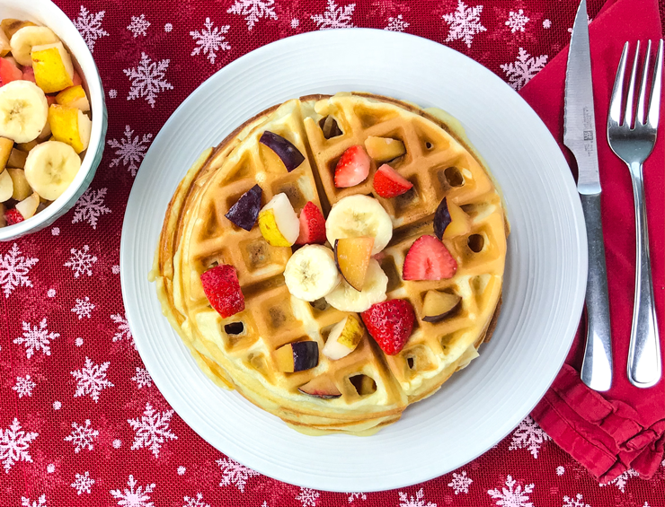 Vanilla Waffles How to Make Belgian Waffles at Home